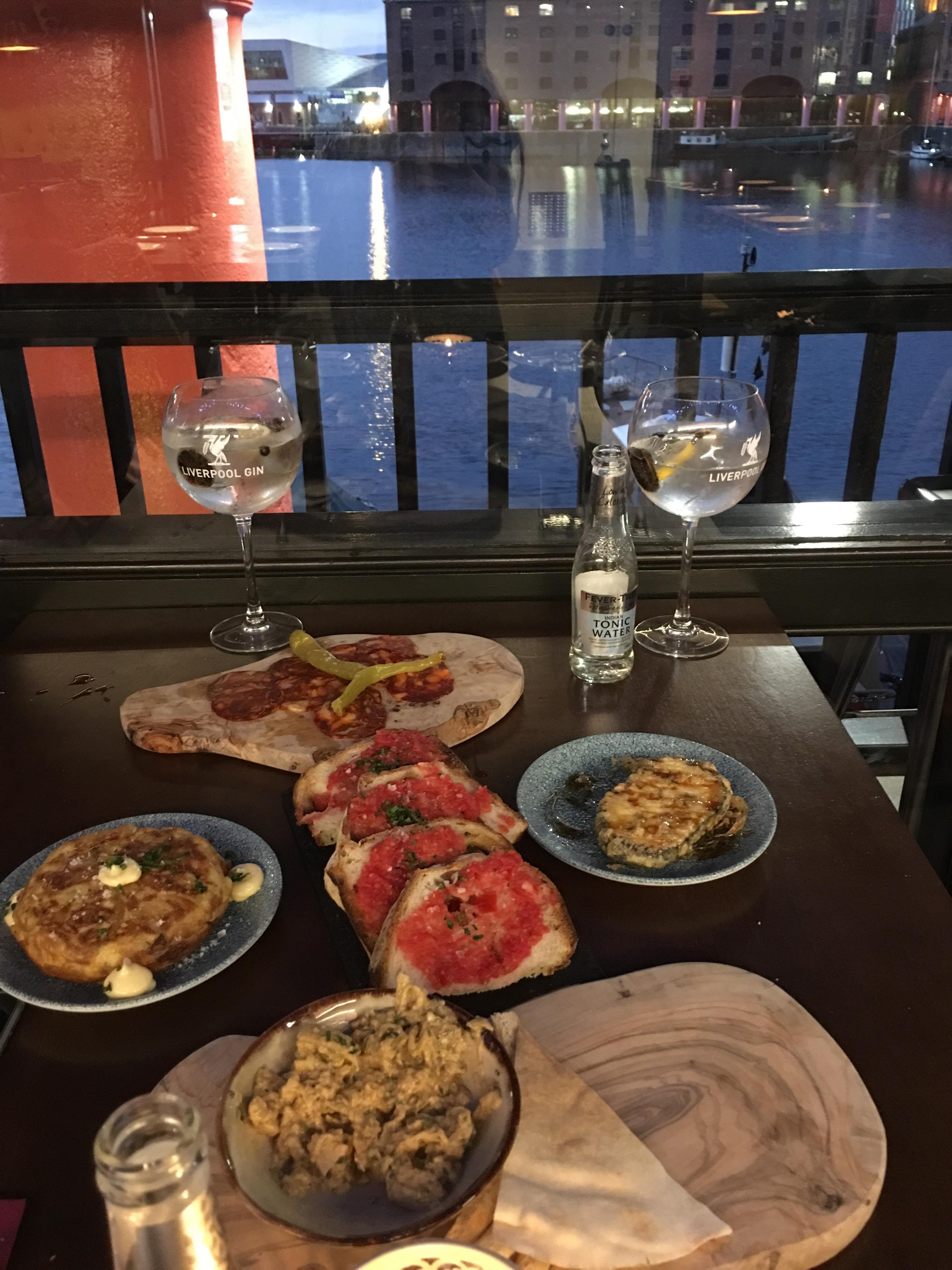 Tapas and gin on the docks Unlock Liverpool visits Lunyalita Unlock