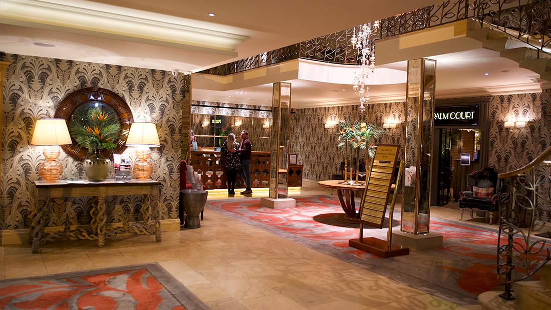 reception area at Grosvenor Pulford Hotel & Spa