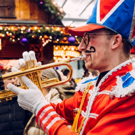 Christmas toy parade in Liverpool ONE