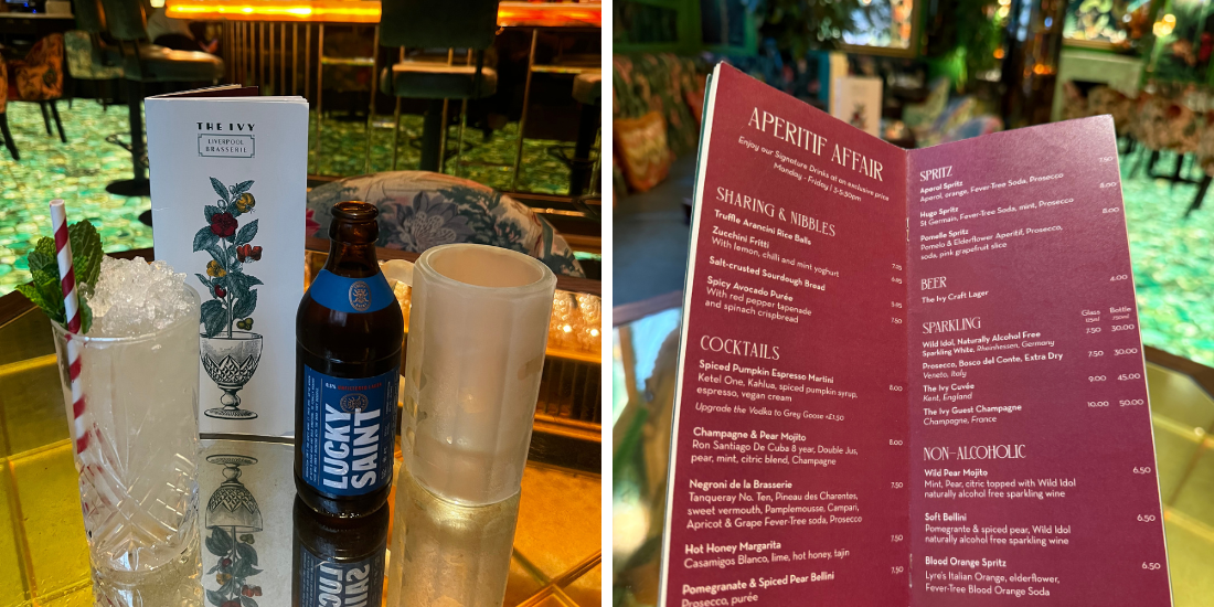 A Festive Feast at The Ivy Liverpool Brasserie