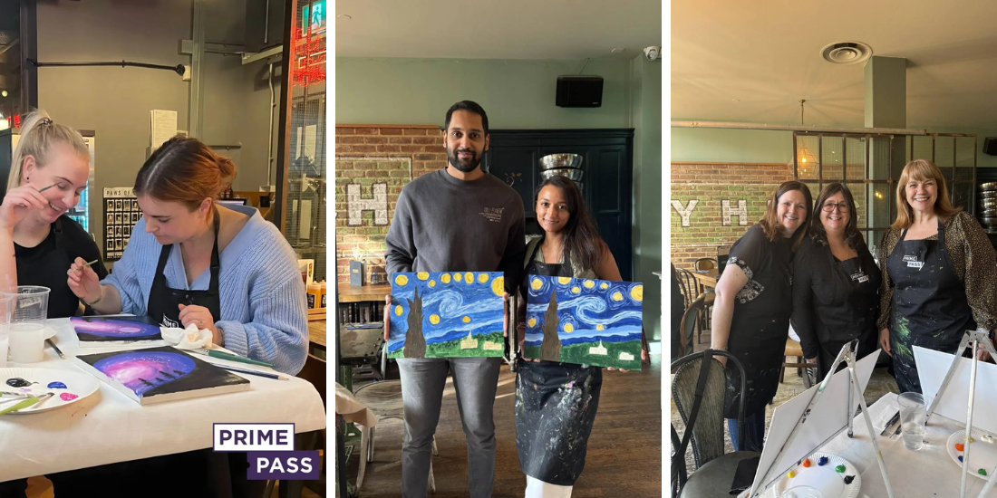 Prime Pass Sip and Paint Liverpool 